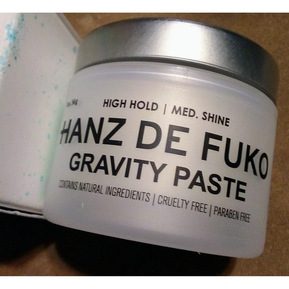 NEW Hanz De Fuko Gravity Paste - High Hold/Medium Shine - Paraben & Cruelty Free